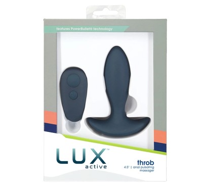 Plug analny pulsujący - Lux Active Throb